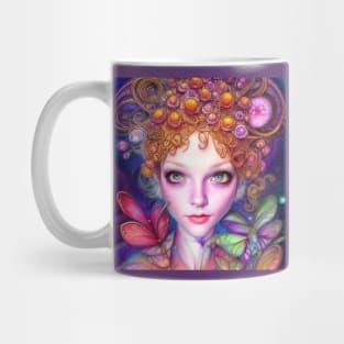 Beautiful Vibrant Faerie Princess Mug